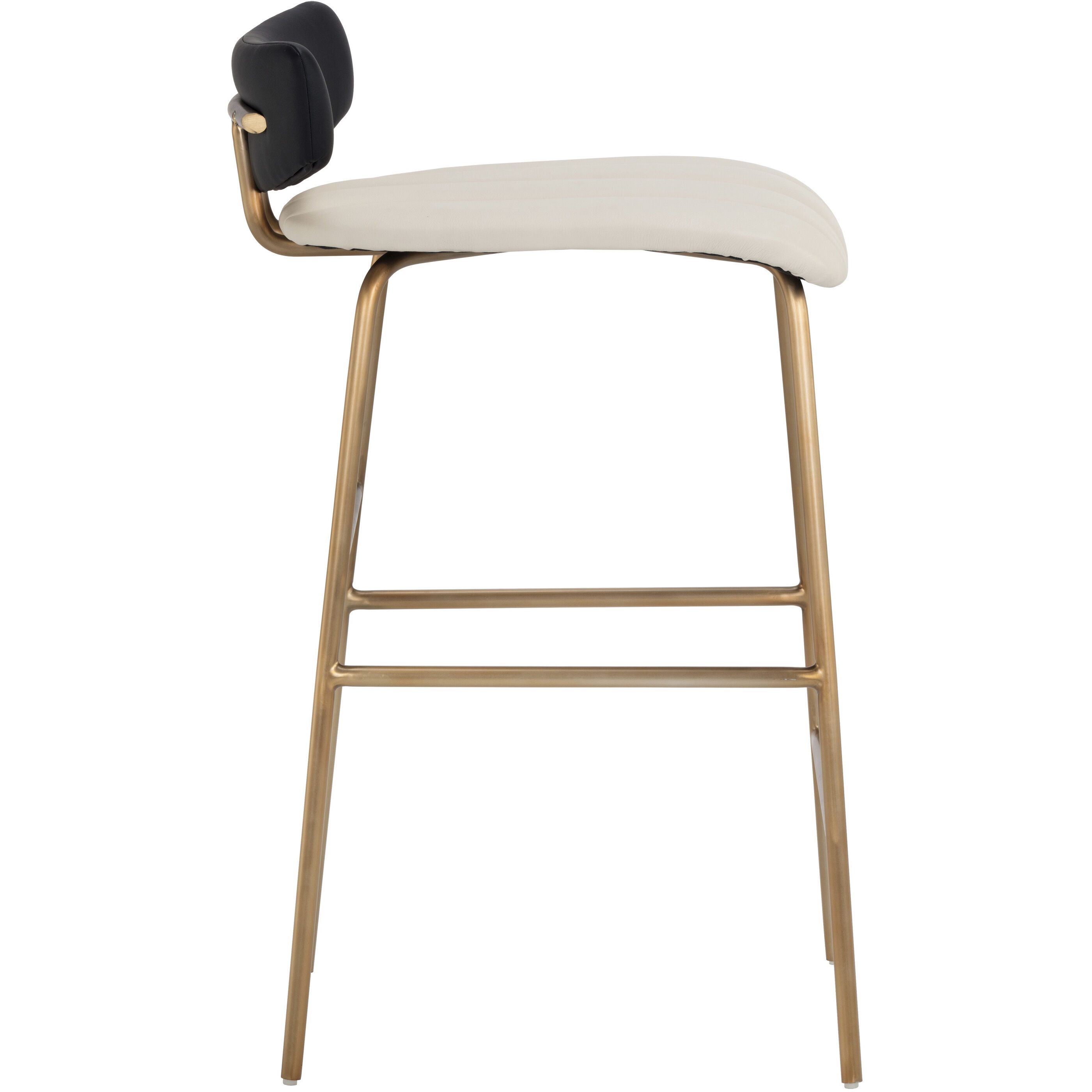 Lorelei 31 inch Dillon Cream / Dillon Black Counter Stool